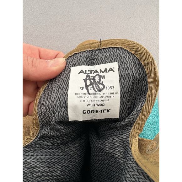Altama Flight / Combat Boots SPM1C1-12-D-1053 Gore-Tex Men’s 5 W Military EUC main image 6